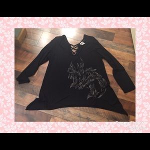 Harley Davidson top 2XL NWOT super cute detail